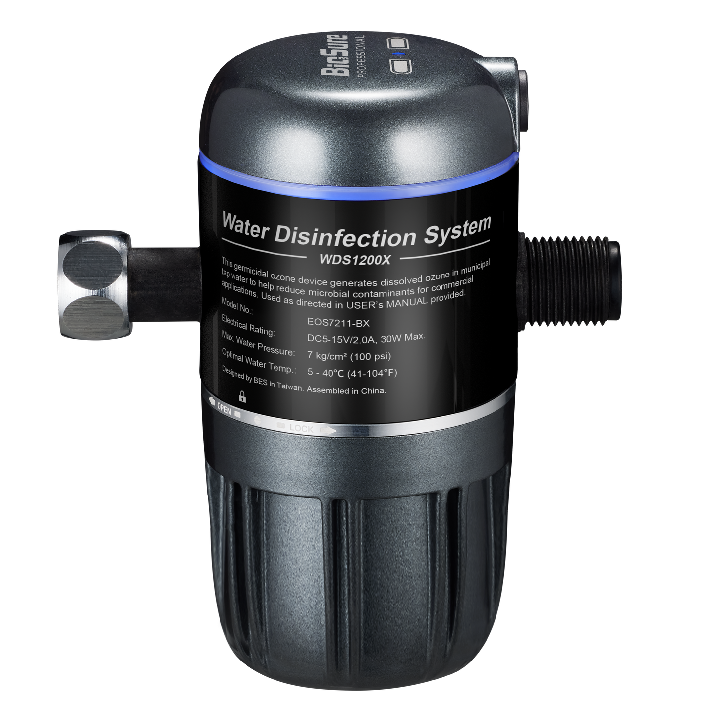 BioSure WDS1200BX – Professionelles Inline-Ozon-System (EOS7211-BX)