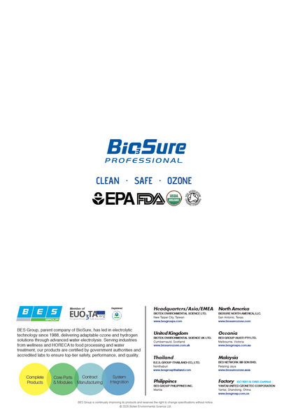 BioSure WDS3000X – Hochleistungs-Wasserdesinfektion (EOS7177-PQX)